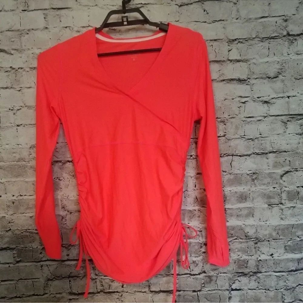 Athleta Wick-it Adjustable Coverup Shirt Small